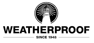WEATHERPROOF SINCE 1948 logo