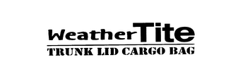 WEATHERTITE TRUNK LID CARGO BAG logo