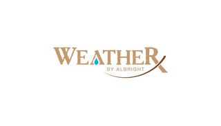 WEATHERX BY ALBRIGHT logo