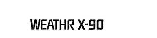 WEATHR X-90 logo