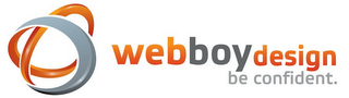 WEB BOY DESIGN BE CONFIDENT. logo