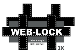 WEB-LOCK TRIPLE STRENGTH WINTER POOL COVER 3X logo