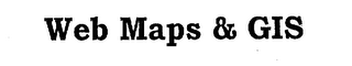 WEB MAPS & GIS logo
