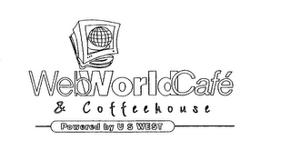 WEB WORLD CAFE & COFFEEHOUSE POWERED BY U S WEST logo