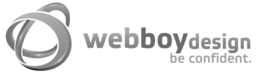 WEBBOYDESIGN BE CONFIDENT. logo