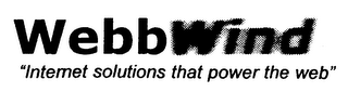 WEBBWIND "INTERNET SOLUTIONS THAT POWER THE WEB" logo