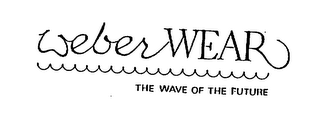 WEBER WEAR THE WAVE OF THE FUTURE logo