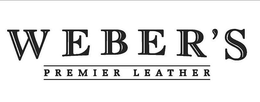 WEBER'S PREMIER LEATHER logo