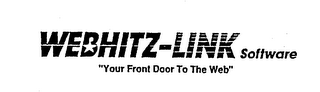 WEBHITZ-LINK SOFTWARE "YOUR FRONT DOOR TO THE WEB" logo