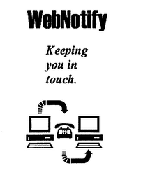 WEBNOTIFY KEEPING YOU IN TOUCH. logo