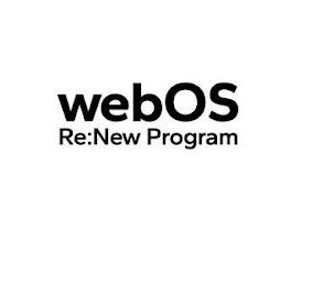 WEBOS RE:NEW PROGRAM logo