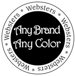 WEBSTERS WEBSTERS WEBSTERS WEBSTERS WEBSTERS ANY BRAND ANY COLOR logo