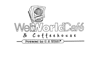 WEBWORLDCAFE & COFFEEHOUSE POWERED BY U S WEST logo