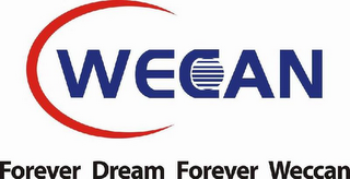 WECAN FOREVER DREAM FOREVER WECCAN logo