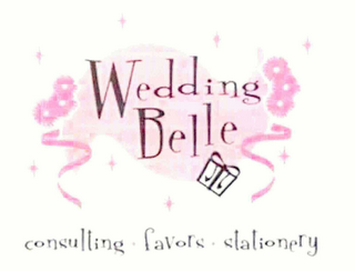 WEDDING BELLE CONSULTING FAVORS STATIONERY logo