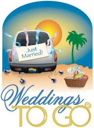 WEDDINGS TO GO JUST MARRIED! logo