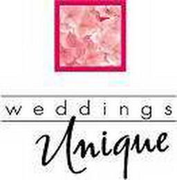 WEDDINGS UNIQUE logo