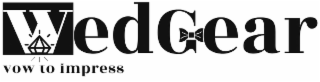 WEDGEAR VOW TO IMPRESS logo