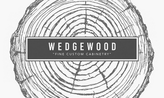 WEDGEWOOD "FINE CUSTOM CABINETRY" logo