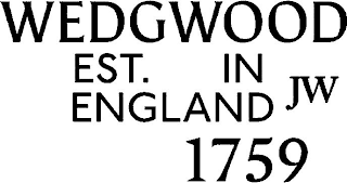 WEDGWOOD EST. IN ENGLAND JW 1759 logo