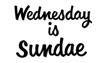 WEDNESDAY IS SUNDAE logo