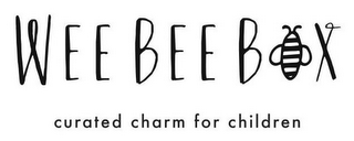 WEE BEE BOX CURATED CHARM FOR CHILDREN logo