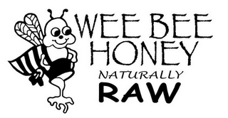 WEE BEE HONEY NATURALLY RAW logo