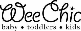 WEE CHIC BABY · TODDLERS · KIDS logo