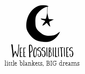 WEE POSSIBILITIES LITTLE BLANKETS, BIG DREAMS logo
