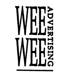 WEE WEE ADVERTISING logo