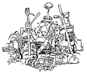 WEED AWAY KILLS WEEDS logo