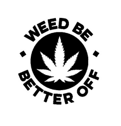 WEED BE BETTER OFF logo