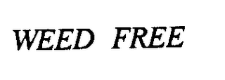 WEED FREE logo