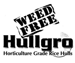 WEED FREE HULLGRO HORTICULTURE GRADE RICE HULLS logo