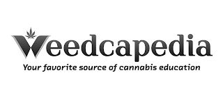 WEEDCAPEDIA YOUR FAVORITE SOURCE OF CANNABIS EDUCATION logo