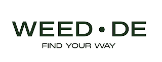 WEED·DE FIND YOUR WAY logo