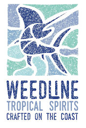 WEEDLINE TROPICAL SPIRITS CRAFTED ON THE COAST logo