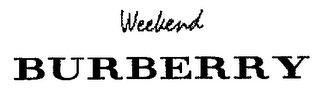 WEEKEND BURBERRY logo