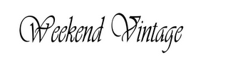 WEEKEND VINTAGE logo