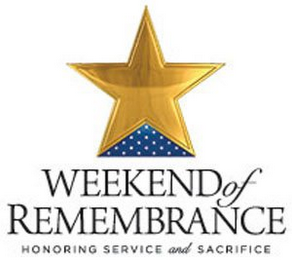 WEEKENDOF REMEMBRANCE HONORING SERVICE AND SACRIFICE logo