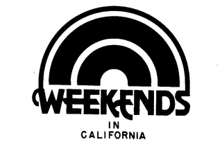 WEEKENDS IN CALIFORNIA logo