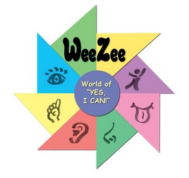 WEEZEE WORLD OF "YES, I CAN!" logo