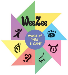 WEEZEE WORLD OF "YES, I CAN!" logo