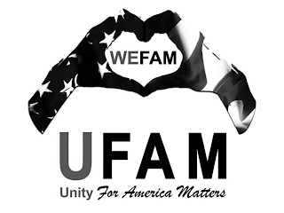WEFAM UFAM UNITY FOR AMERICAN MATTERS logo