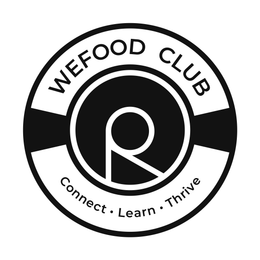 WEFOOD CLUB CONNECT · LEARN · THRIVE R logo
