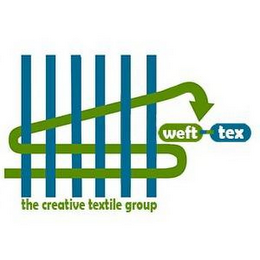 WEFT AND TEX THE CREATIVE TEXTILE GROUP logo