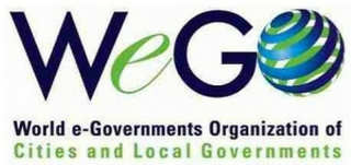 WEGO WORLD E-GOVERNMENTS ORGANIZATION OF CITIES AND LOCAL GOVERNMENTS logo