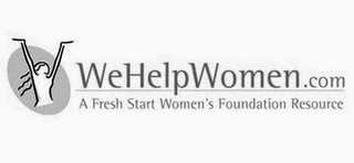 WEHELPWOMEN.COM A FRESH START WOMEN'S FOUNDATION RESOURCE logo