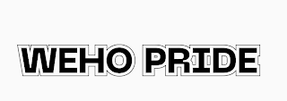 WEHO PRIDE logo