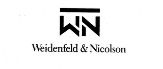 WEIDENFELD & NICOLSON WN logo